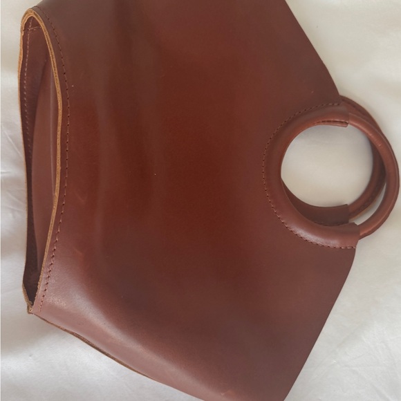 Portland Leather Brown Tote Bag - Picture 4 of 7